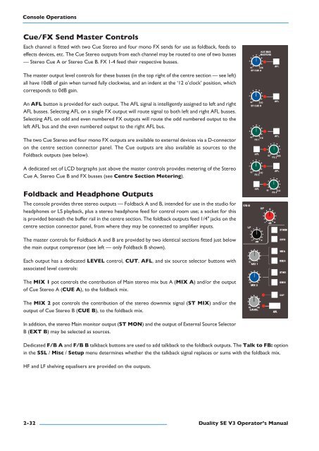 Duality SE Operator's Manual - Solid State Logic