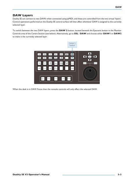 Duality SE Operator's Manual - Solid State Logic