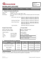 MSDS: Fluorocarbon (V75N00E) 'O' rings - en - Edwards