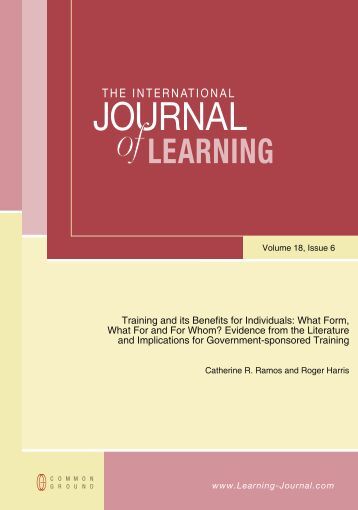 Journal Of Adult Learning 10