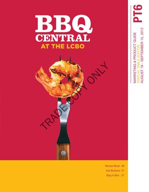Marketing amp; Product Guide P6: BBQ Central At the LCBO August 19