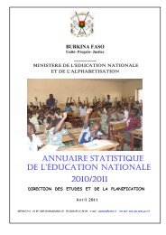 annuaire statistique de l'Ã©ducation nationale ... - WASH in Schools