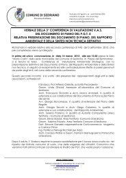 VERBALE CONFERENZA FINALE - Comune di Sedriano