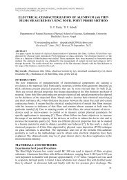 THIN FILMS MEASURED BY USING FOUR- POINT PROBE METHOD