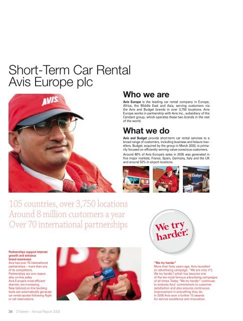 Short-Term Car Rental Avis Europe plc - D'Ieteren