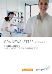 Newsletter Sonderausgabe zu QV FAGE 2012 - OdA Gesundheit