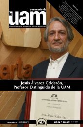 JesÃºs Ãlvarez CalderÃ³n, Profesor Distinguido de la UAM