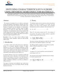 switching characteristics of pin diode using different ... - ijater