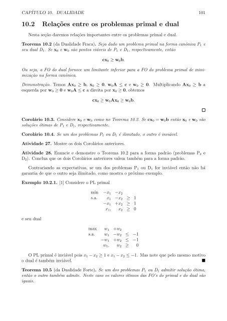 ProgramaÃ§Ëao Linear - Notas de aula - CEUNES