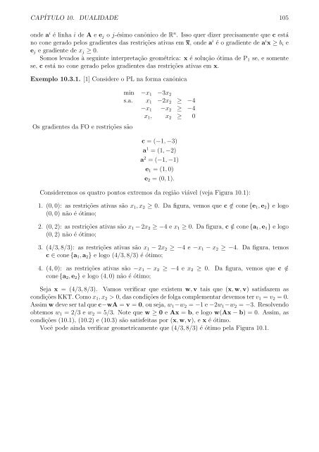 ProgramaÃ§Ëao Linear - Notas de aula - CEUNES