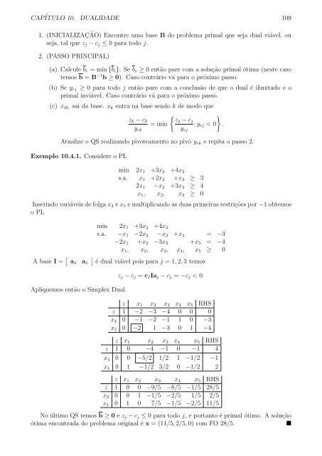 ProgramaÃ§Ëao Linear - Notas de aula - CEUNES