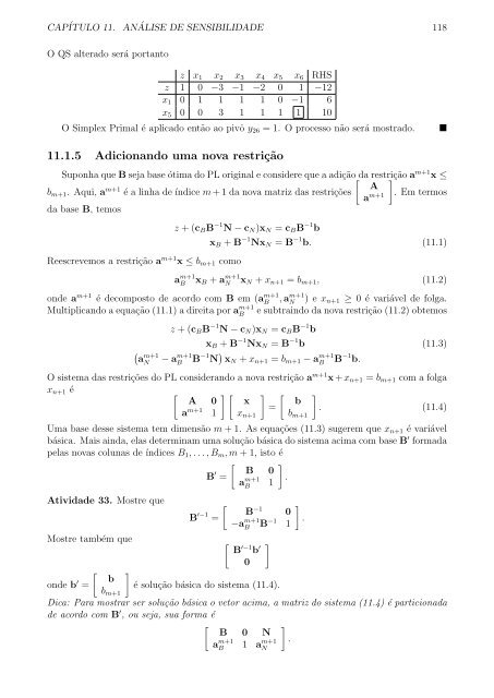 ProgramaÃ§Ëao Linear - Notas de aula - CEUNES