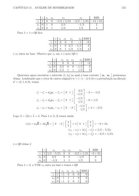 ProgramaÃ§Ëao Linear - Notas de aula - CEUNES