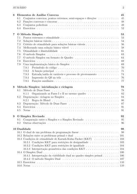 ProgramaÃ§Ëao Linear - Notas de aula - CEUNES