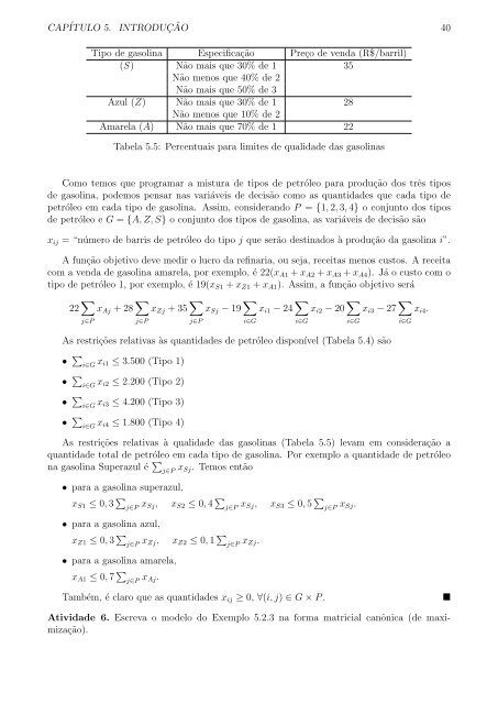 ProgramaÃ§Ëao Linear - Notas de aula - CEUNES