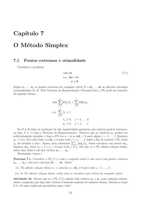 ProgramaÃ§Ëao Linear - Notas de aula - CEUNES