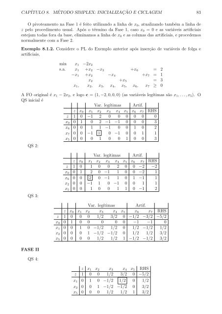 ProgramaÃ§Ëao Linear - Notas de aula - CEUNES