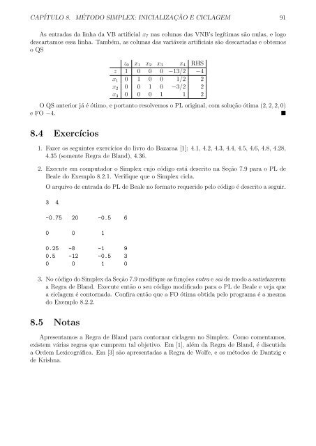 ProgramaÃ§Ëao Linear - Notas de aula - CEUNES