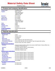 B0680 Street Shoe Gloss MSDS English (Canada) - Basic Coatings