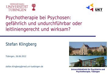 Präsentation Prof. Klingberg