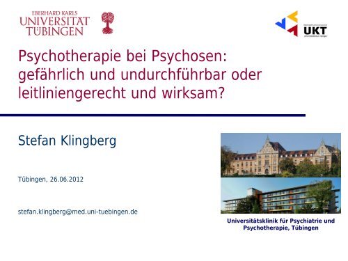 Präsentation Prof. Klingberg