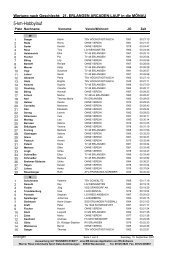 Hobbylauf über 5 km - TV 1848 Erlangen