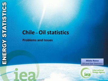 Chile – Oil statistics