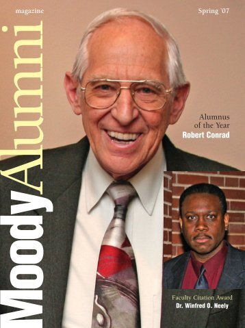 Alumnus of the Year Robert Conrad - Moody Bible Institute