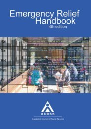 Emergency Relief Handbook 4th edition - Australian Council of ...