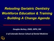 Conference PPT (16 MB) - Institute for Oral Health