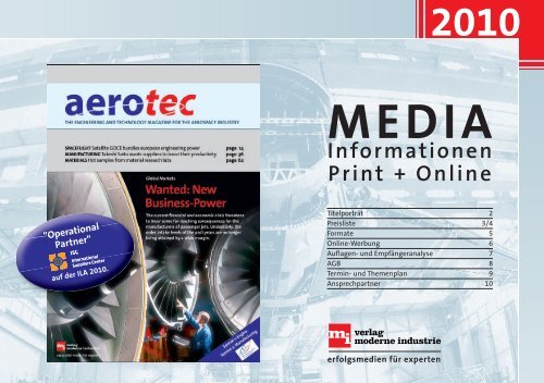 Informationen Print + Online - verlag moderne industrie