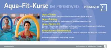 Aqua-Fit-Kurse IM PROMOVEO