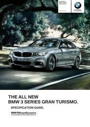 Specification guide (PDF) - BMW