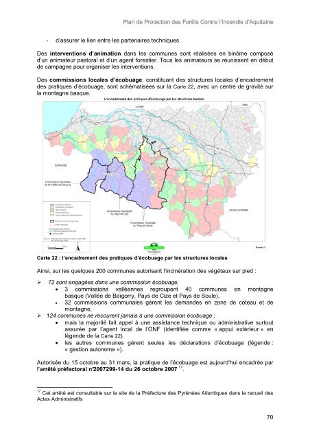 Plan de Protection des Forêts Contre l'Incendie - Préfecture de la ...