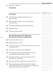 Checkliste // Seite 1/3 Projektablauf 02 Kultur und Schule ...