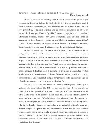 Narrativa de formação e identidade nacional em O vôo da arara azul