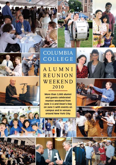 Alumni Reunion Weekend ColumbiA College
