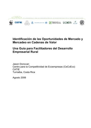 Identificación de las Oportunidades de Mercado y Mercadeo en ...