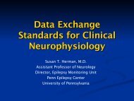 Data Exchange Standards for Clinical Neurophysiology - PhysioNet