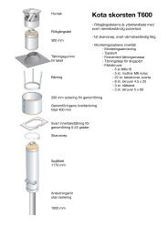 Kota skorsten T600 - Bastubutiken
