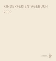 KINDERFERIENTAGEBUCH 2009 - Hotel Traube Tonbach