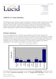 LASS 8-11 Case Studies - Lucid Research