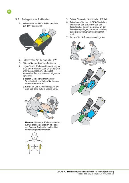 Bedienungsanleitung DE - Lucas CPR