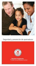 Seguridad y prevenciÃ³n de quemaduras - New York Presbyterian ...