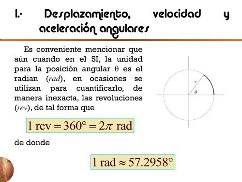 Cinemática Rotacional - Página personal de Roberto Pedro Duarte ...