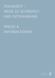 traumzeit Ã¢ÂÂ wege zu schÃÂ¶nheit und entspannung preise