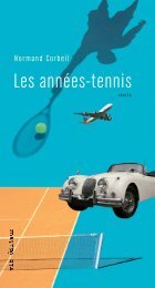 Les annÃ©es-tennis - VLB Ã©diteur