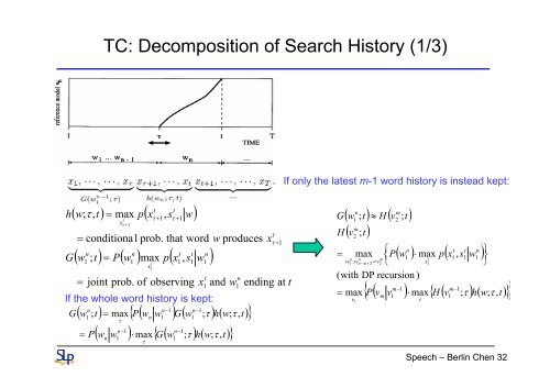 Large Vocabulary Continuous Speech Recognition - Berlin Chen