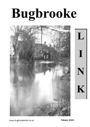 February 2009 - Bugbrooke LINK Home Page