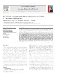 The effects of preferential flow and soil texture - PC-Progress